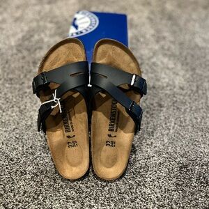 Birkenstock Yao Birko Flor Sandal- Black